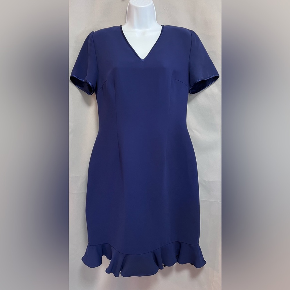 Vintage Spenser Women’s Blue Dress - Size 8